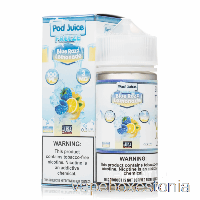 Vape Box Estonia Freeze Blue Razz Limonaad - Kaunamahl - 100ml 3mg